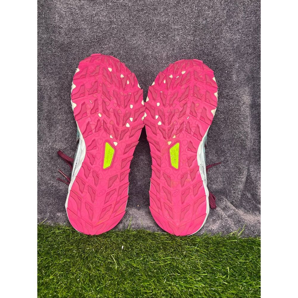 ASICS Gel Trabuco 10 Trail Running Shoes Women’s US 8  Aqua Pink FlyteFoam - Picture 7 of 8